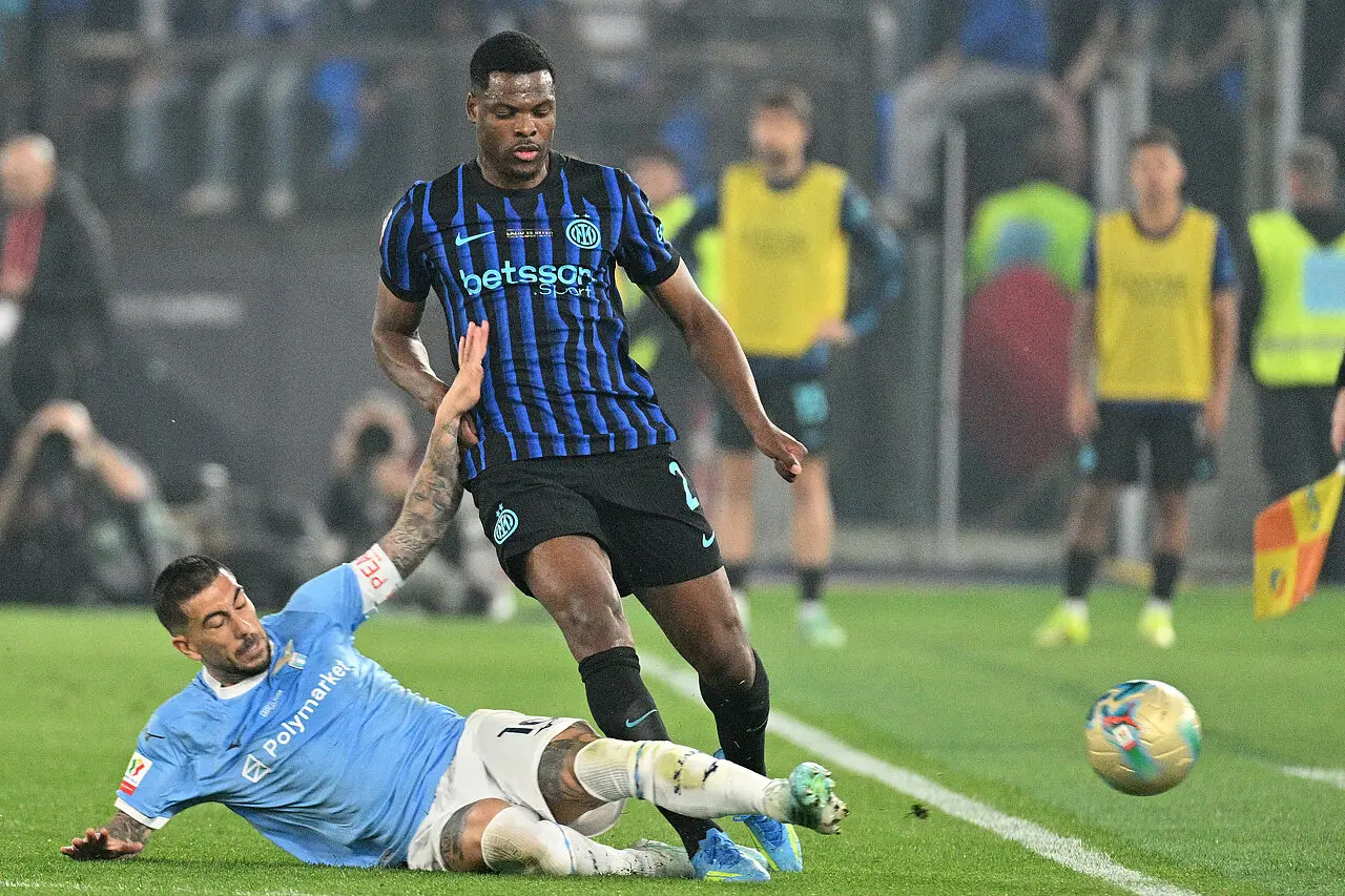 Dumfries, Zaccagni - Via onefootball (Photo by Marco Rosi - SS Lazio/Getty Images)