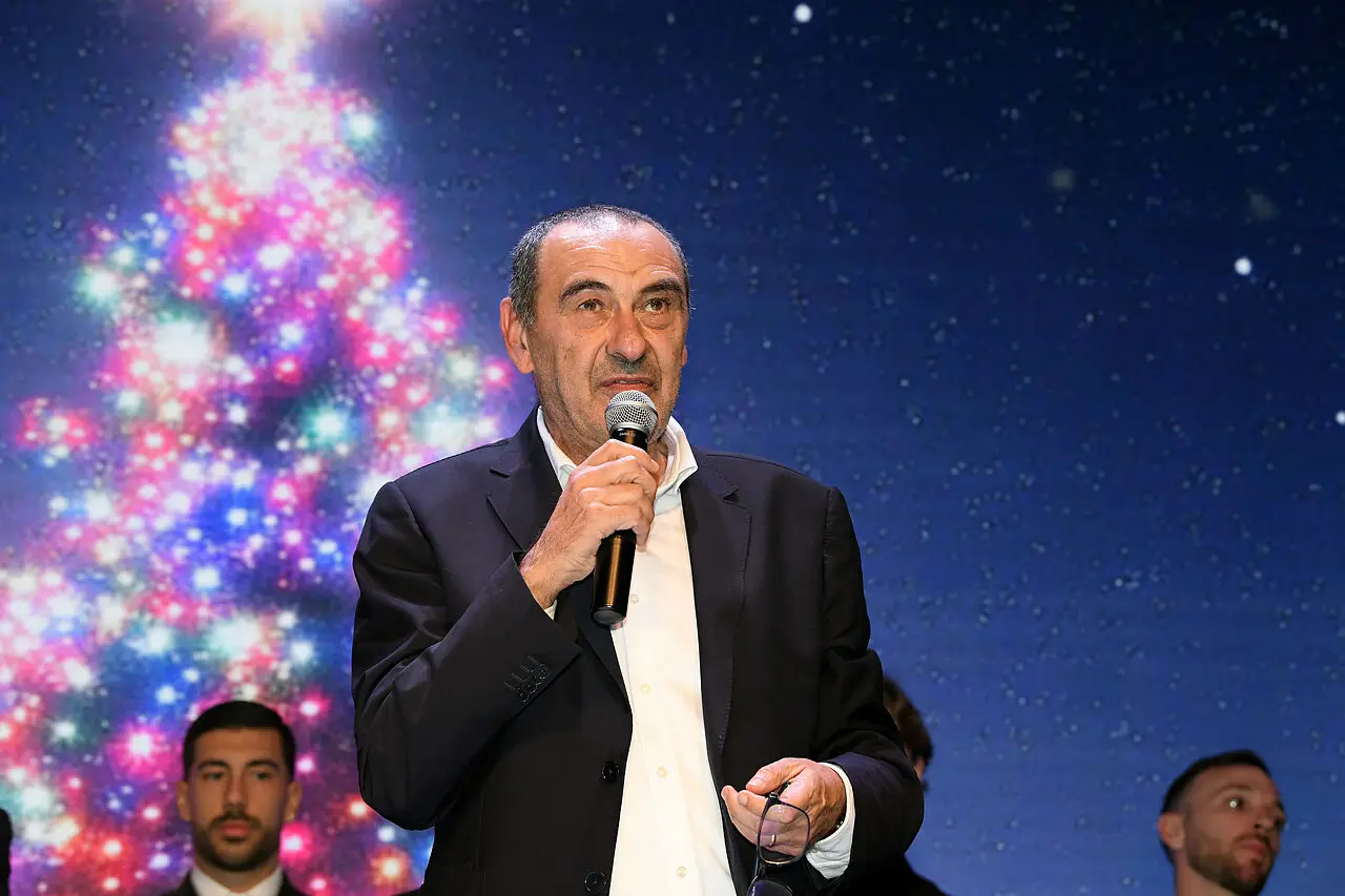 Sarri, Lotito, Zaccagni, Castiello - Via onefootball Sarri, Lotito, Zaccagni, Castiello - LazioPress