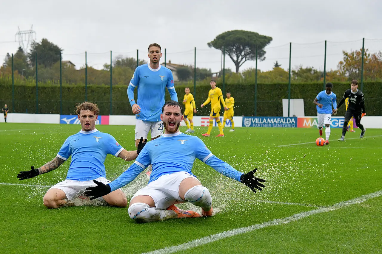 Lazio Primavera, Gelli, Sulejmani - Via onefootball  (Photo by Marco Rosi - SS Lazio/Getty Images)