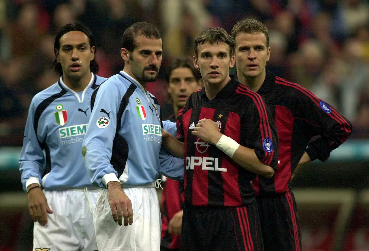 Shevchenko, Pancaro, Nesta - Via onefootball Grazia Neri/ALLSPORT