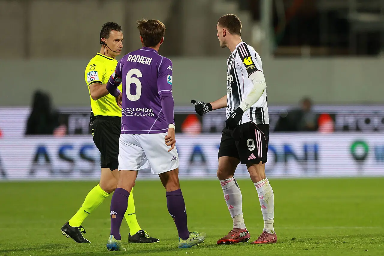 Fiorentina, Juventus, Doveri, ranieri, Vlahovic - Via onefootball (Photo by Gabriele Maltinti/Getty Images)