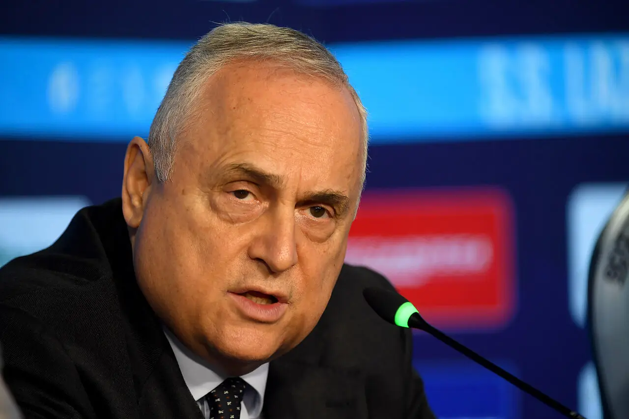 Claudio Lotito - Via onefootball (Photo by Marco Rosi - SS Lazio/Getty Images)