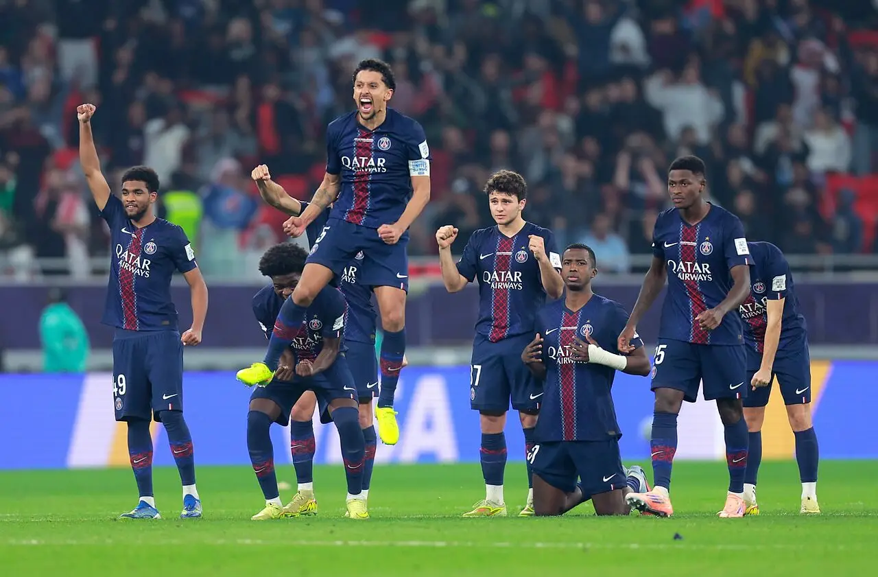 Psg che esulta durante i rigori gettyimages via onefootball