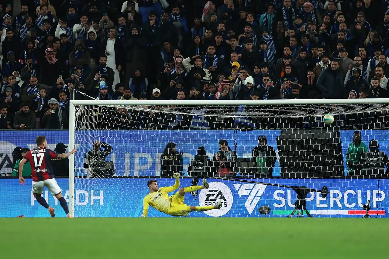 Getty images via onefootball bye Yasser Bakhsh Immobile e il rigore decisivo in Supercoppa italiana