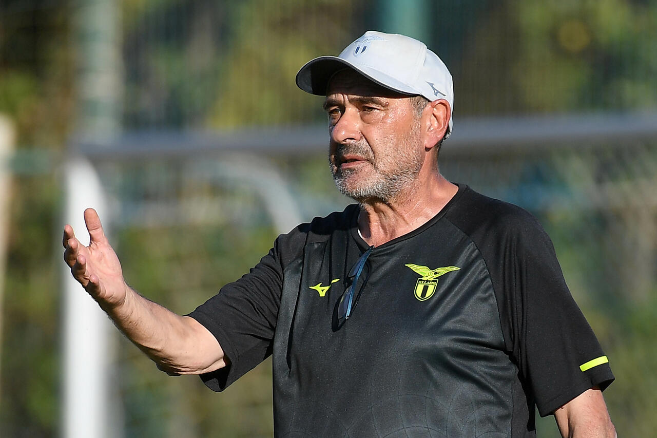 Sarri - Via onefootball (Photo by Marco Rosi - SS Lazio/Getty Images)