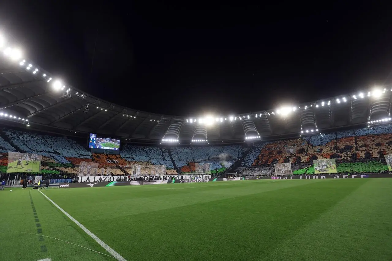 Coreografia derby Lazio