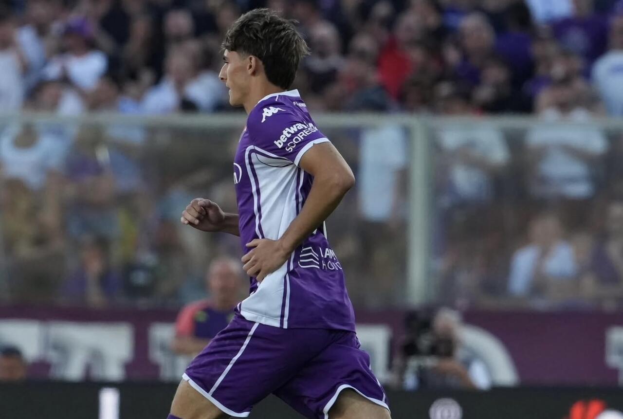 Fortini entra in campo - FOTO ACF FIORENTINA
