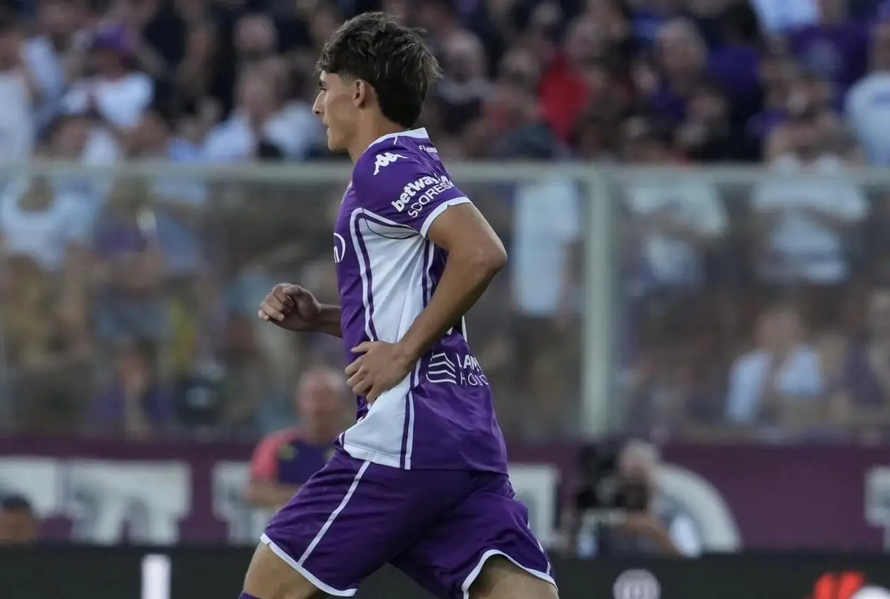 Fortini entra in campo - FOTO ACF FIORENTINA