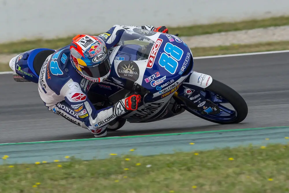 Jorge Martin in moto in una foto di repertorio
