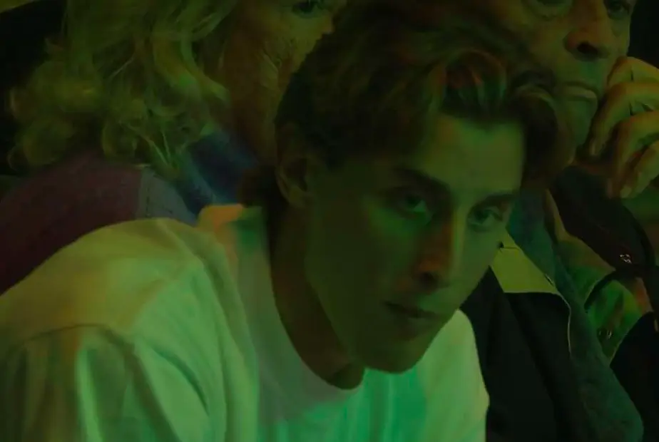 Edoardo Bove a vedere la Coppa Davis.