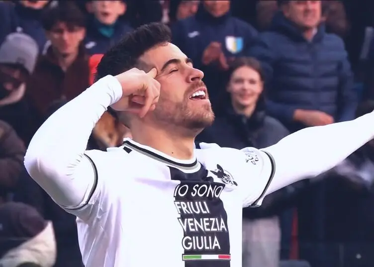 Il centrocampista dell'Udinese, Martin Payero