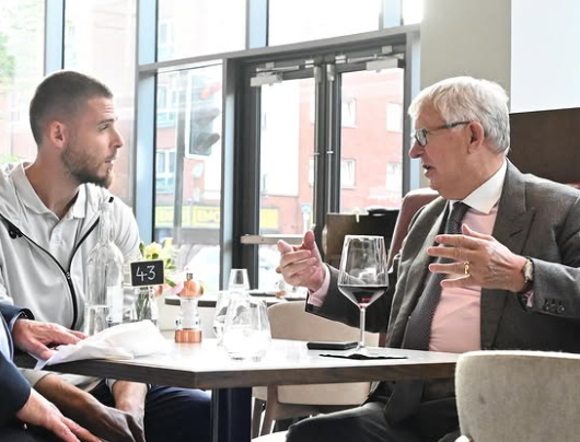 David De Gea e Sir Alex Ferguson. (da Instagram: @acffiorentina)