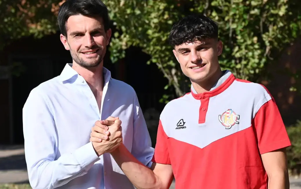 Il primo scatto di Riccardo Spaggiari alla Cremonese. (da uscremonese.it)