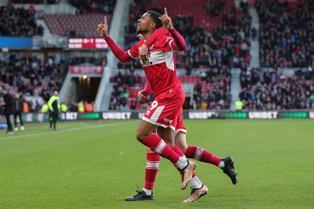 Chuba Akpom in maglia Middslebrough