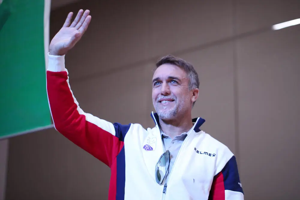 Il saluto di Gabriel Batistuta