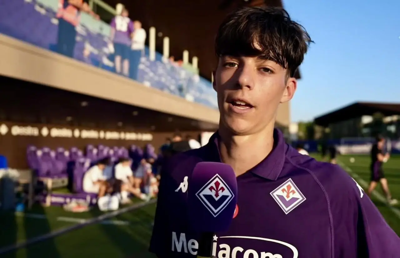L'esterno viola Niccolò Trapani