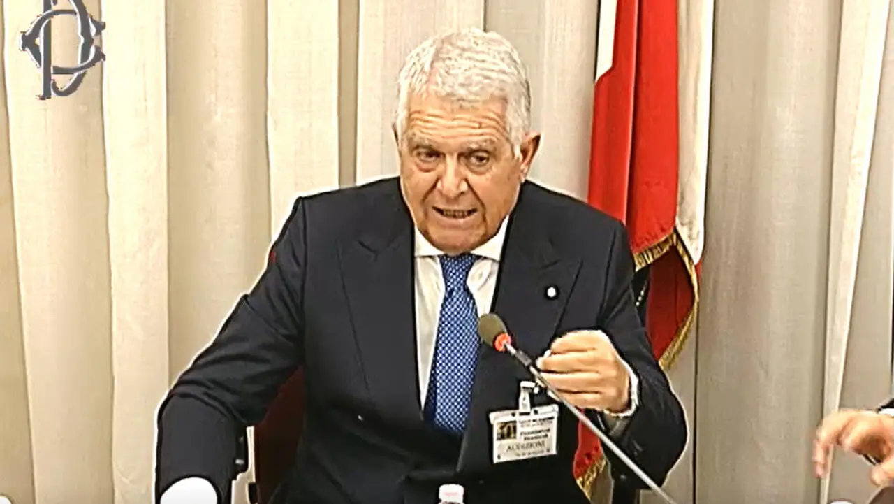 Il commissario Errigo durante l'audizione in Commissione ecomafie