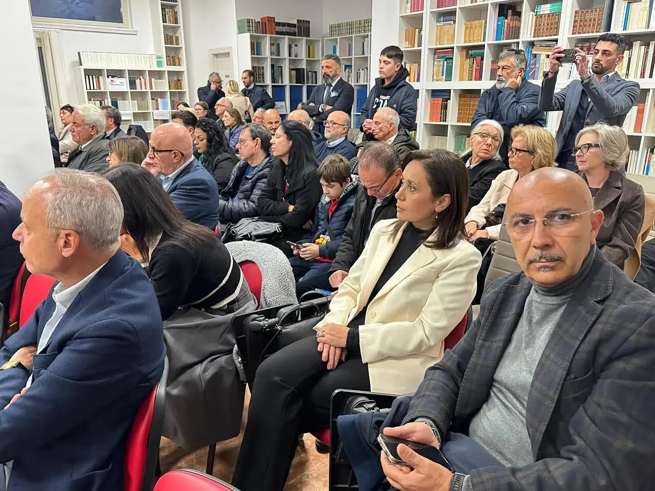 Pino Veltri, Maria Bruni, Anna Maria Cantafora, Stelvio Marini, Tonio Leto e Stano Zurlo