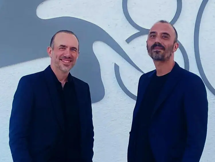 Da sinistra: Aldo e Severino Iuliano alla Mostra del cinema di Venezia