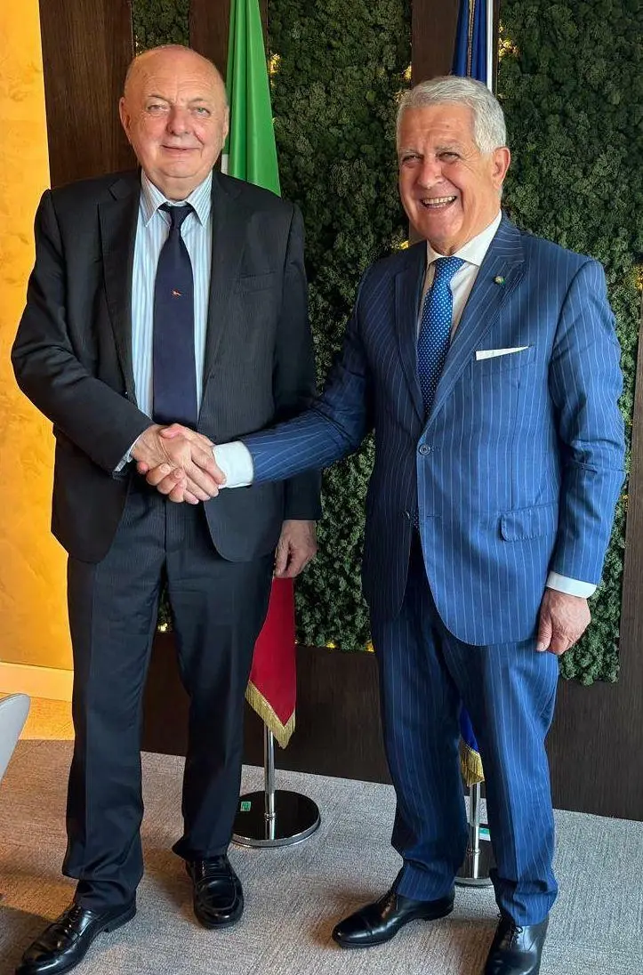 Da sinistra: il minsitro Pichetto Fratin e il commissario Errigo