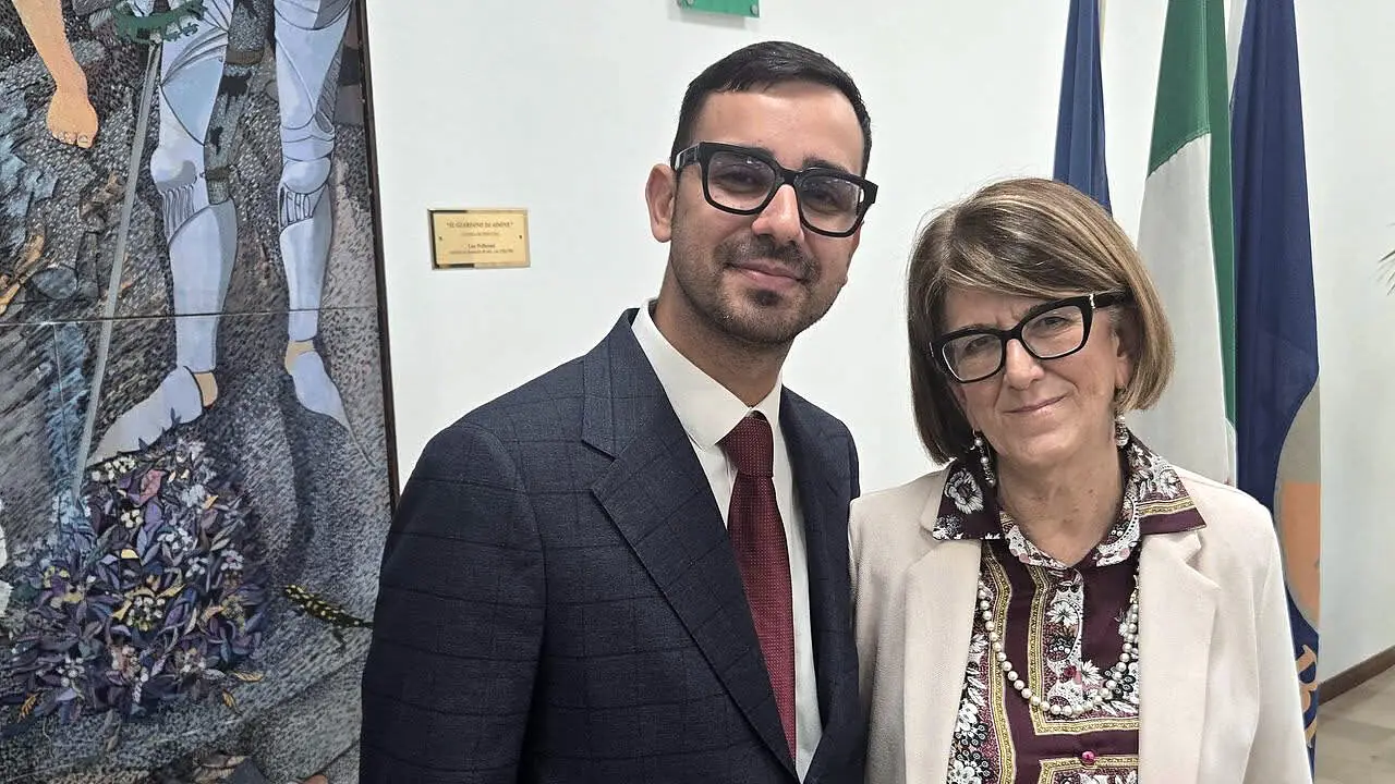 Il collega Tavernise accoglie la neoconsigliera Barbuto a palazzo Campanella