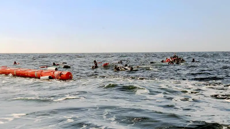 Operazioni di salvataggio dei migranti in mare della ong "Geo Barents" di Mds