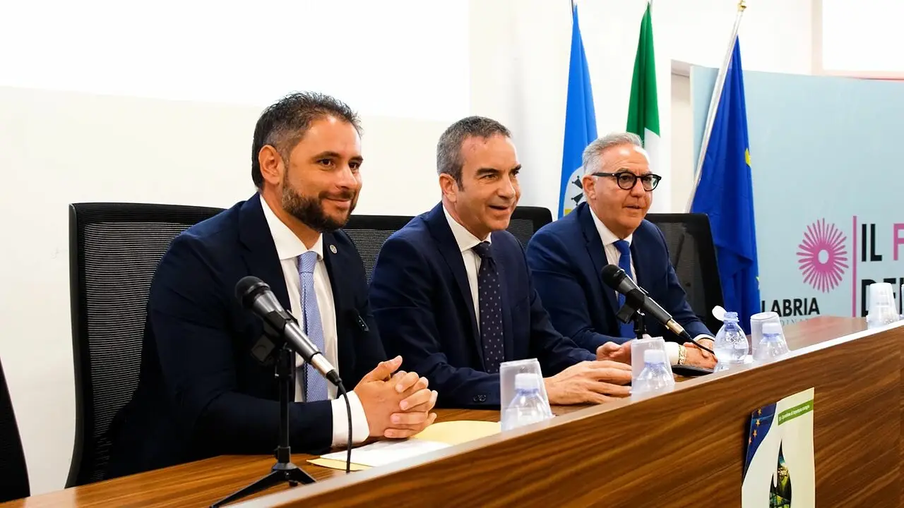 Da sinistra: Montuoro, Occhiuto e Siviglia