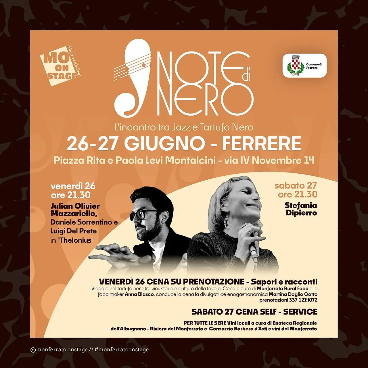 Monferrato On Stage 2026_Locandina_26 e 27 giugno_b