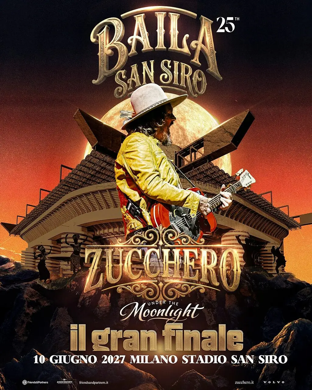 Baila 25th San Siro – Under the moonlight IL GRAN FINALE_locandina