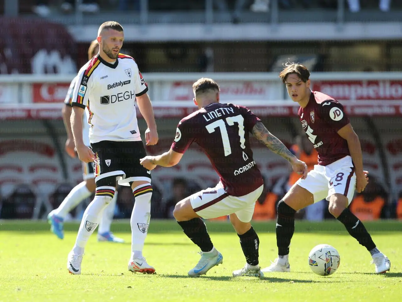 Torino-Lecce linetty ricci rebic