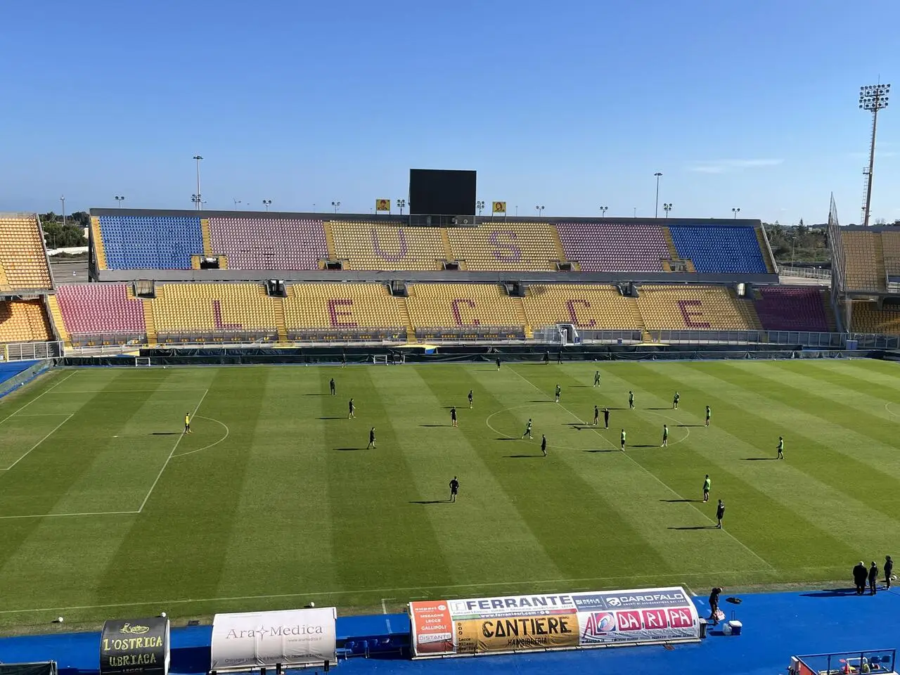 Partitella allenamento Lecce