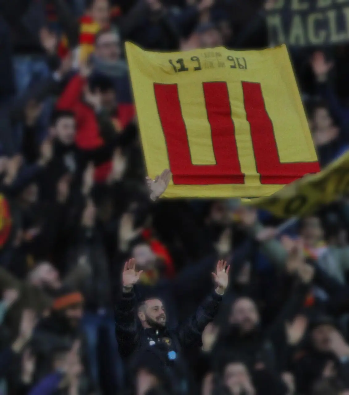 Lepore in curva nord