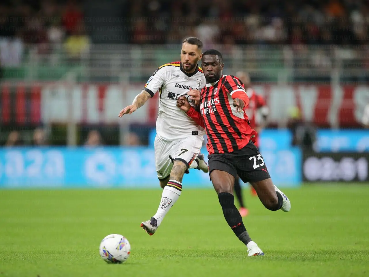 Milan-Lecce tete morente tomori