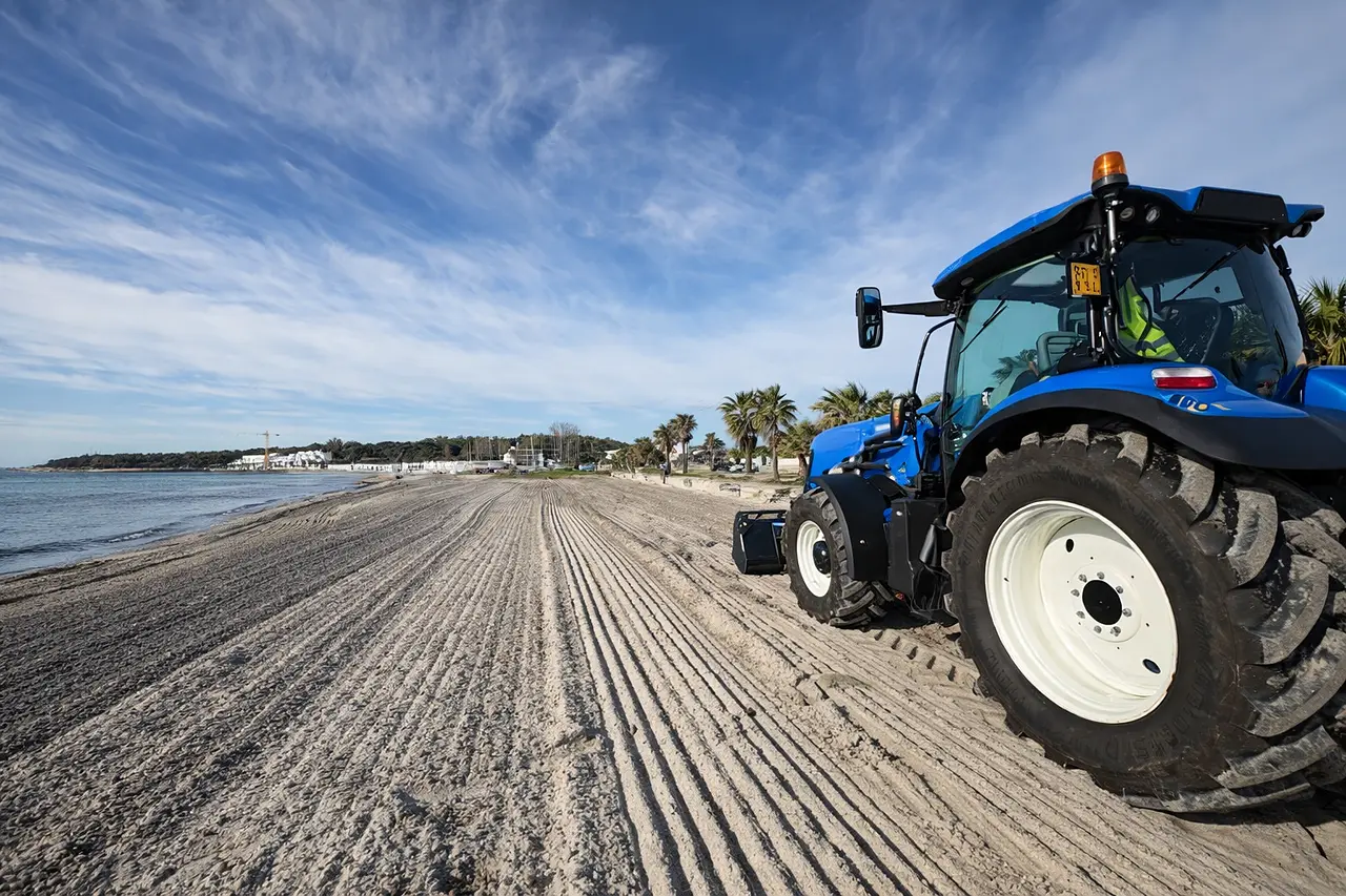 pulizia dell'arenile