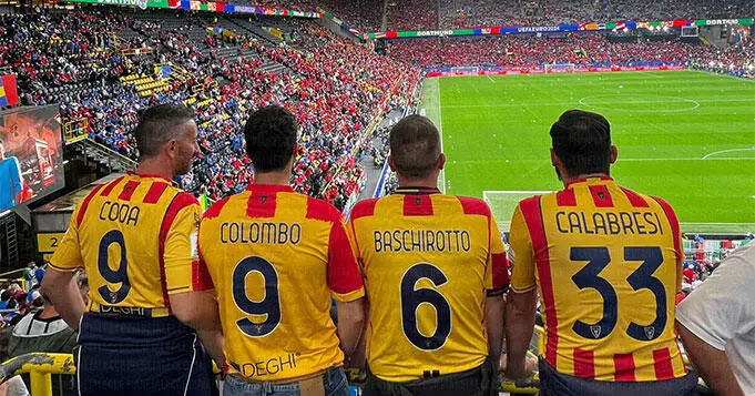 tifosi del lecce a euro 2024