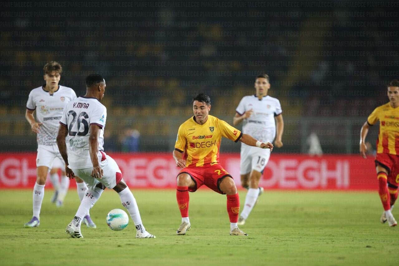 lecce-cagliari sottil mina