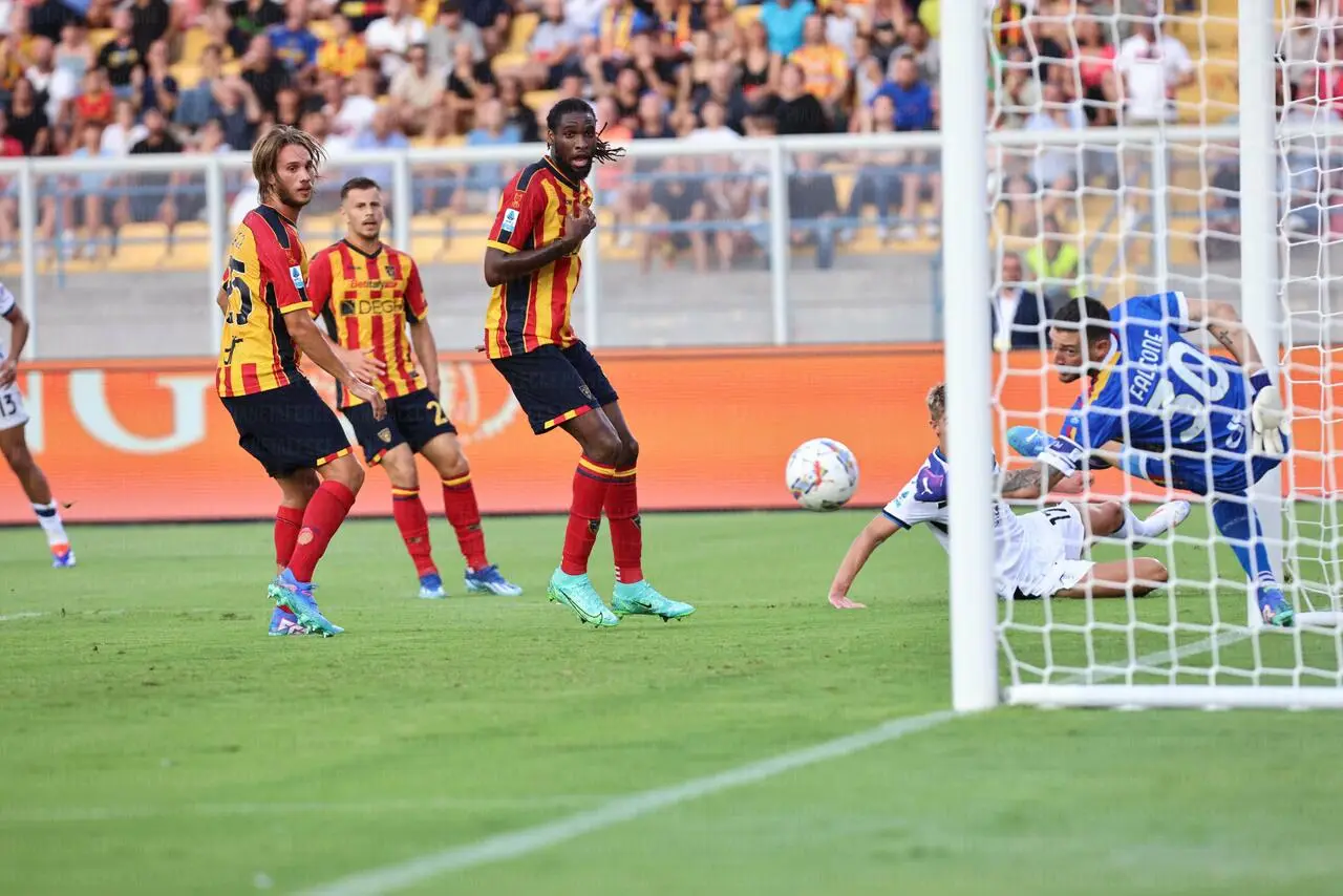 lecce-atalanta gaspar gallo falcone
