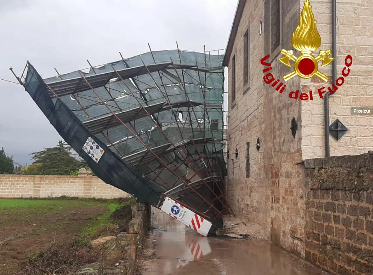 Crollo impalcatura