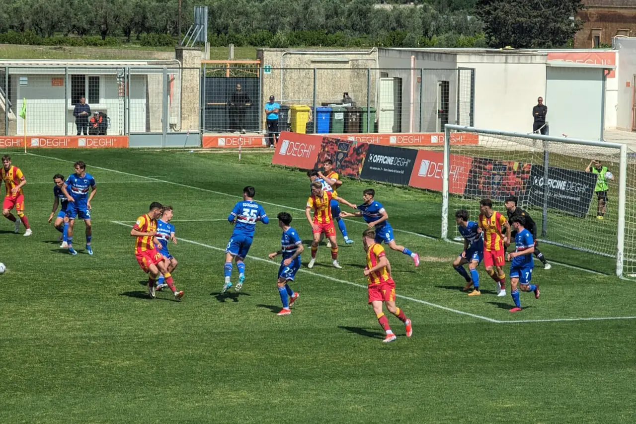 azione di gioco di Lecce Primavera