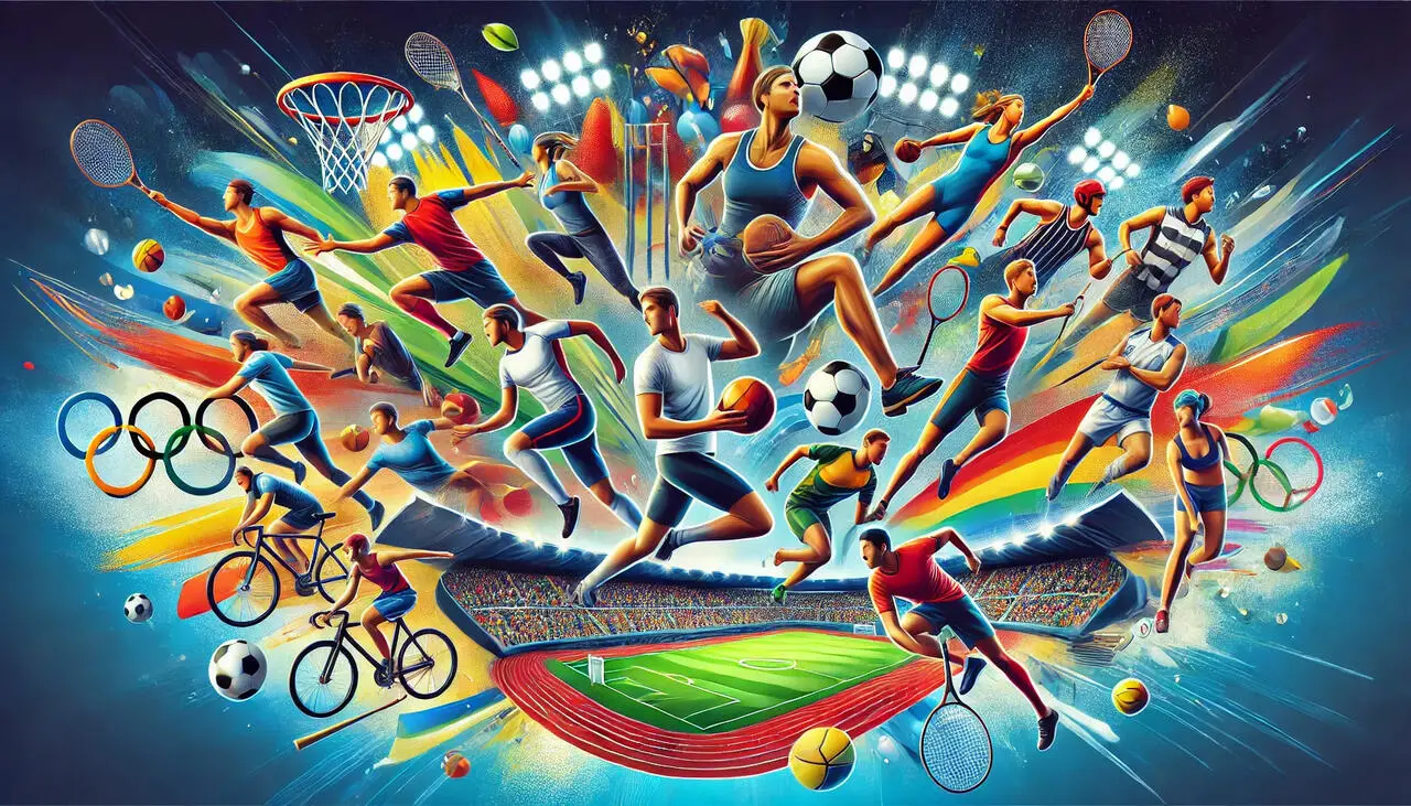 immagine che ritrae gli atleti di diversi sport