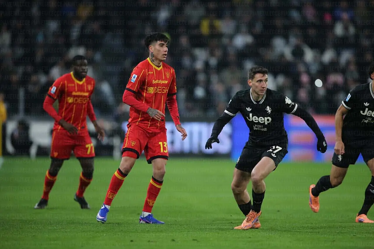 juventus-lecce perez cambiaso