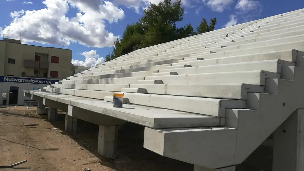 lavori di Leadri per lo stadio Francavilla