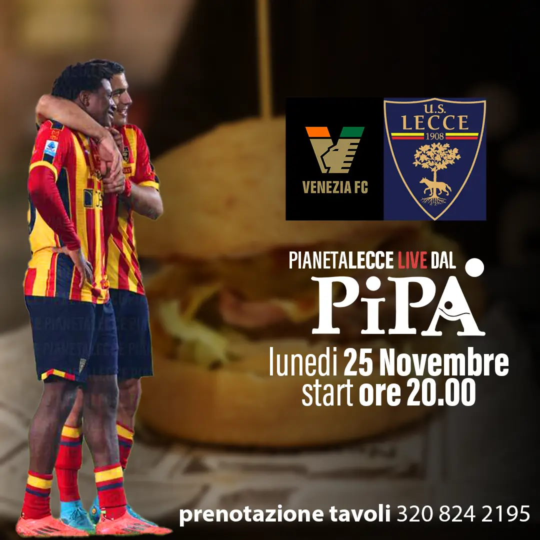 venezia lecce al pipa