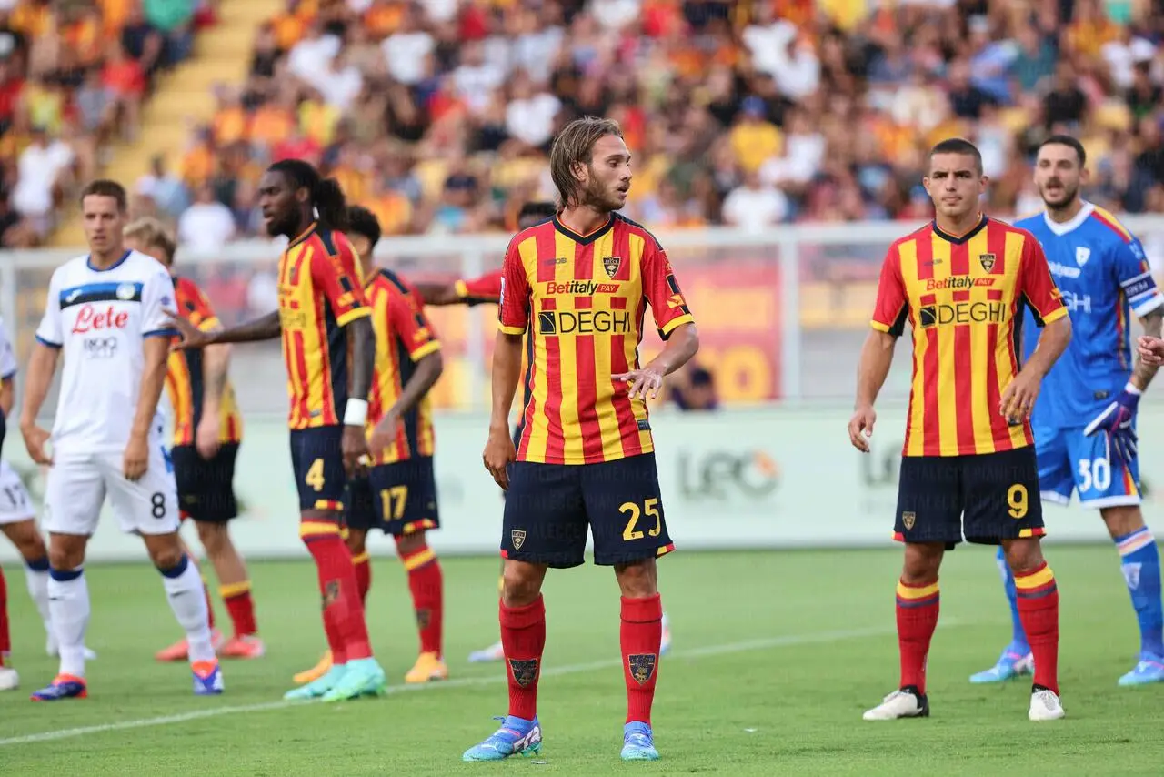 lecce-atalanta gallo krstovic