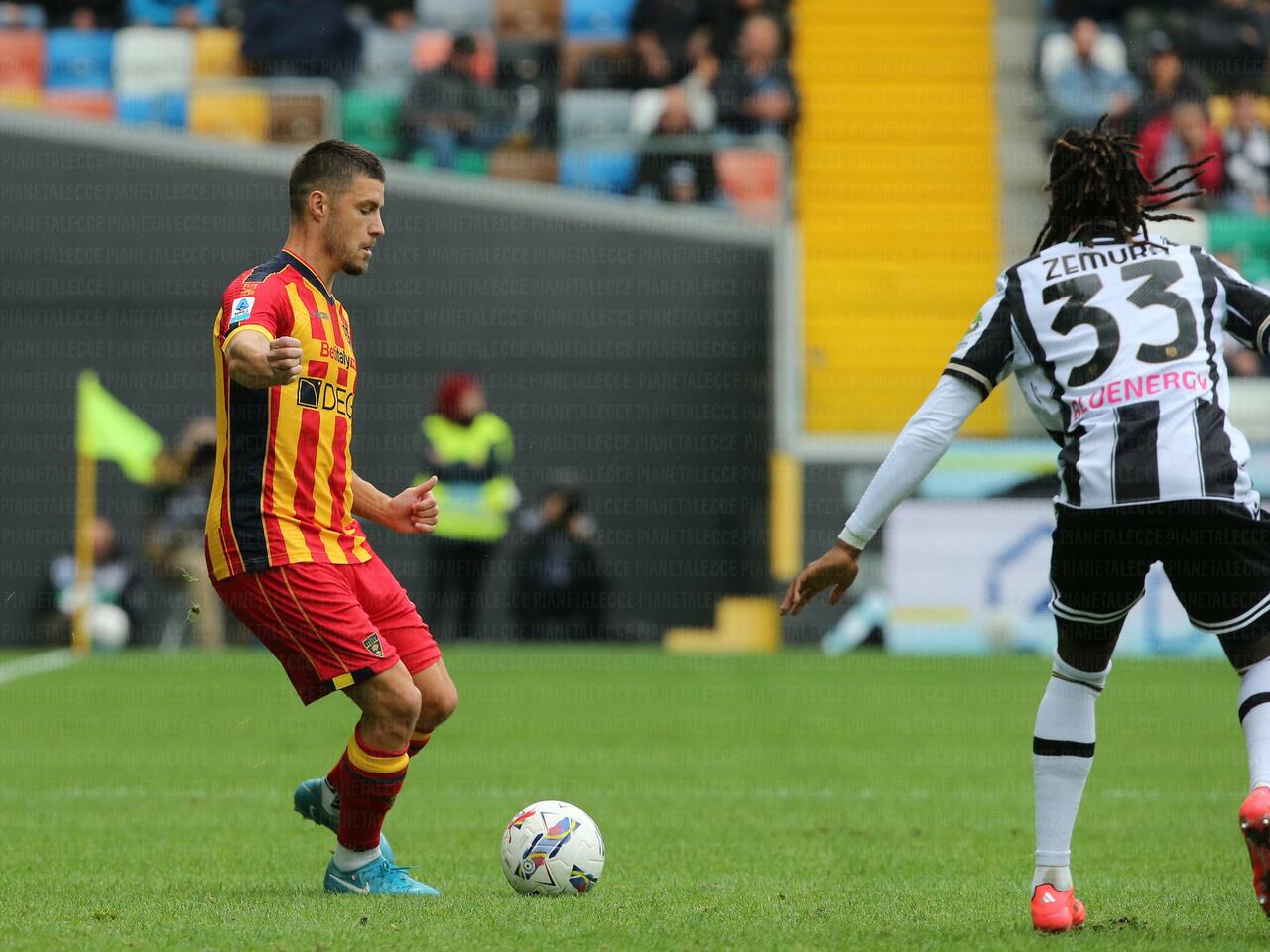 udinese lecce guilbert zemura