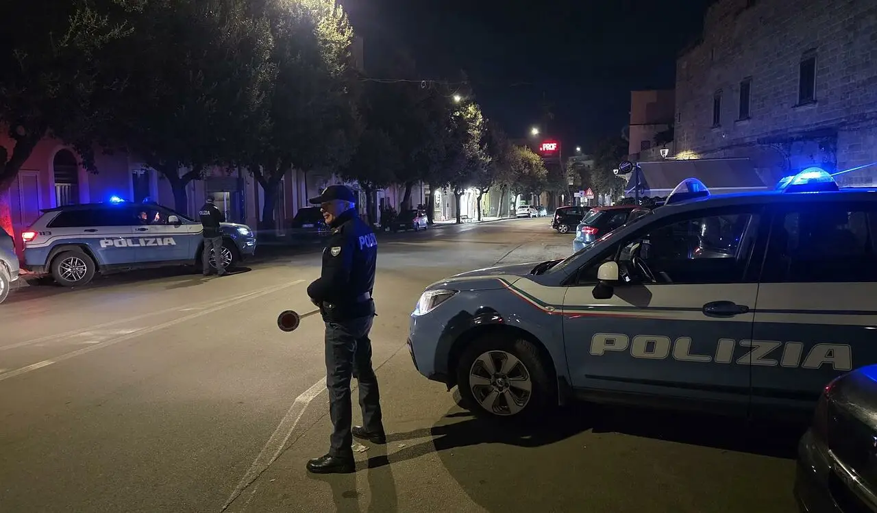 controlli di polizia a Lecce