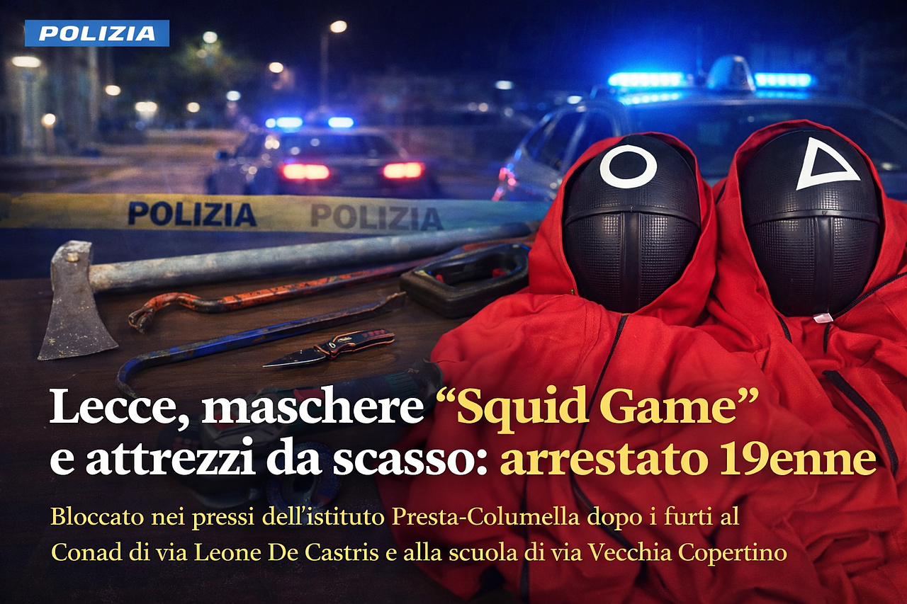 furto con maschere squid game