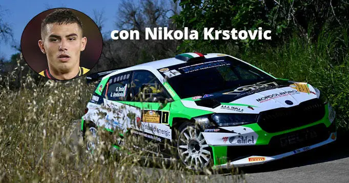 auto da rally con nikola krstovic