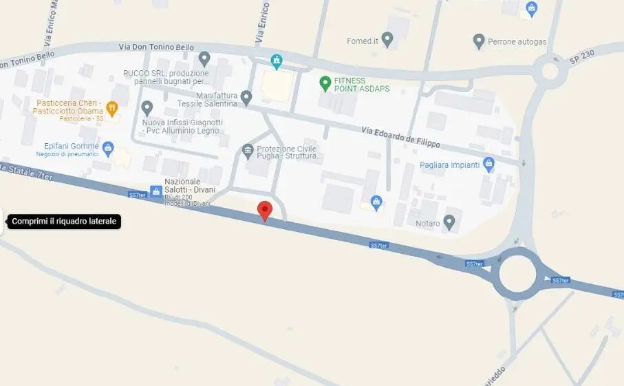 mappa di campi salentina