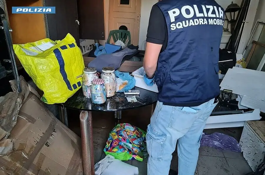 La droga sequestrata
